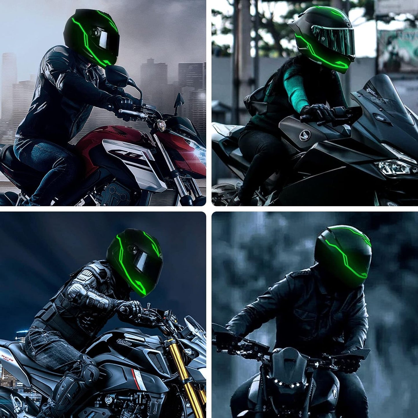 LUZ LED PARA CASCO DE MOTO NEONGUARD™